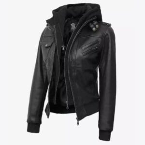 Leather Jacket for Women - Edinburgh Style