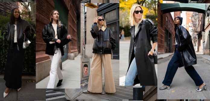how to style leather jacket